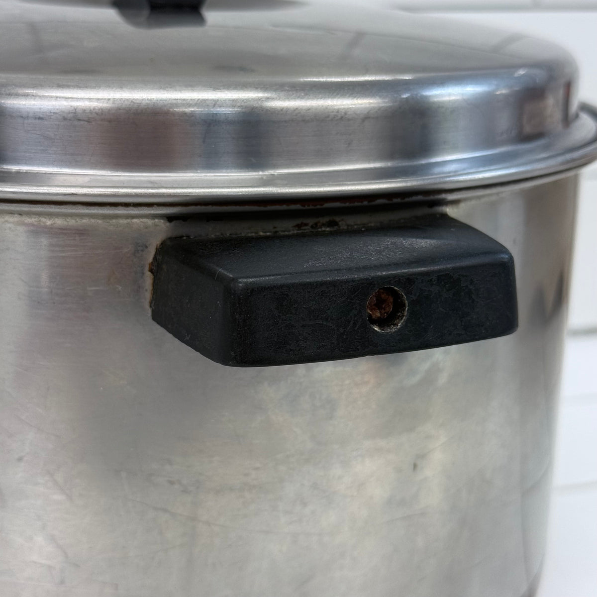 Flint Ekco 6.5 Qt Copper Bottom Stainless Stockpot with Lid