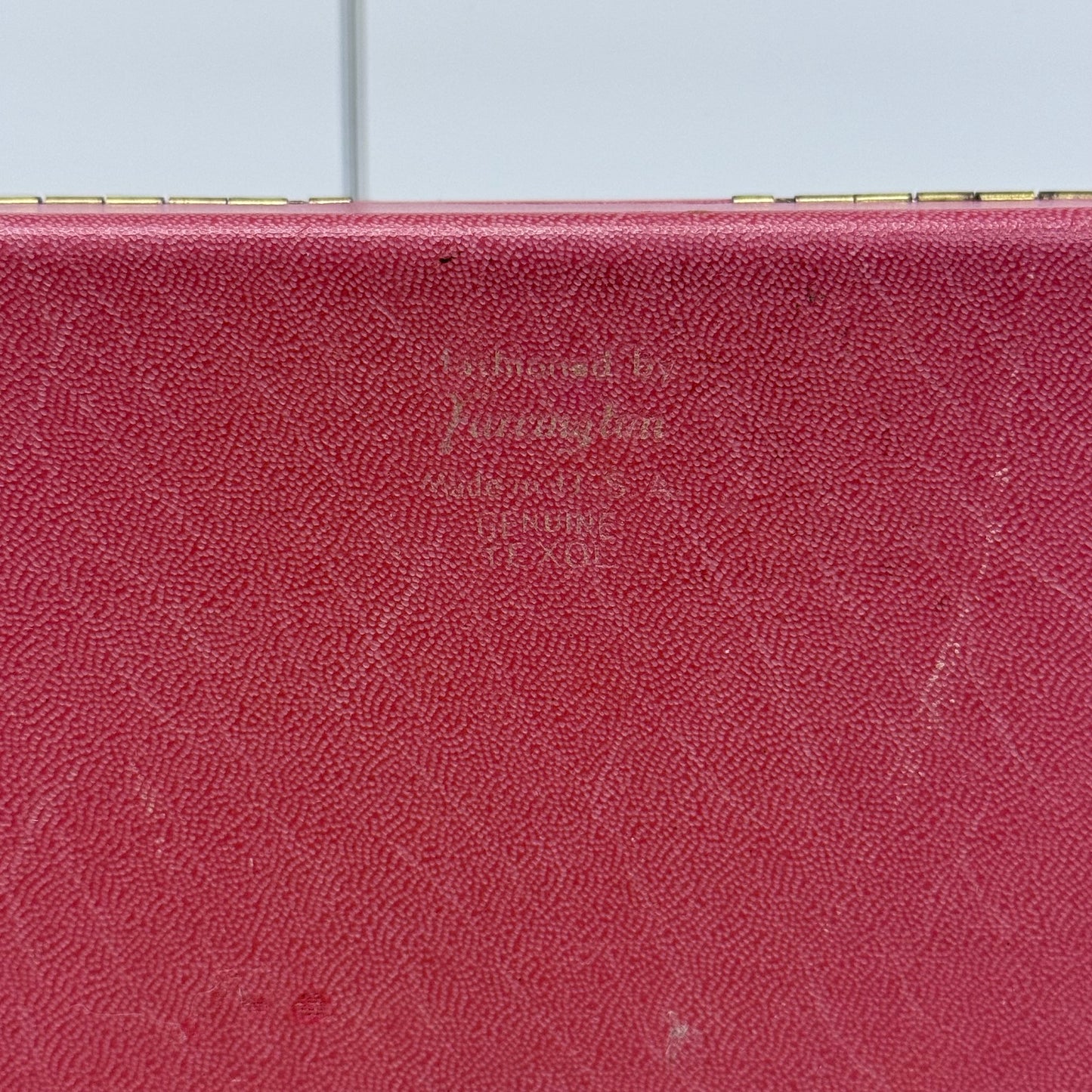 Farrington Jewelry Case Velvet Travel Box Vintage