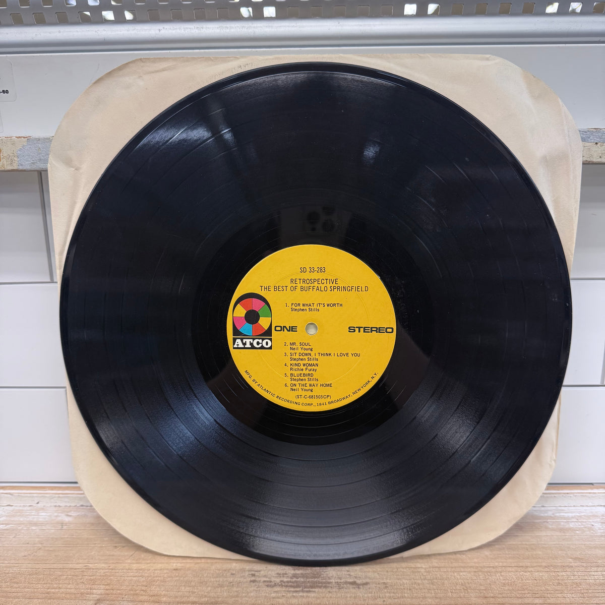 Buffalo Springfield Retrospective Vinyl Record, 1969 - SD 33-283