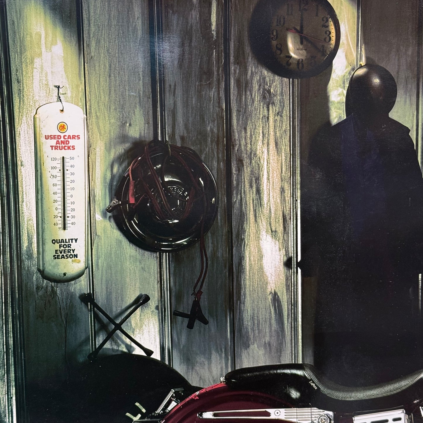 Harley-Davidson Wide Glide Motorcycle Garage Poster