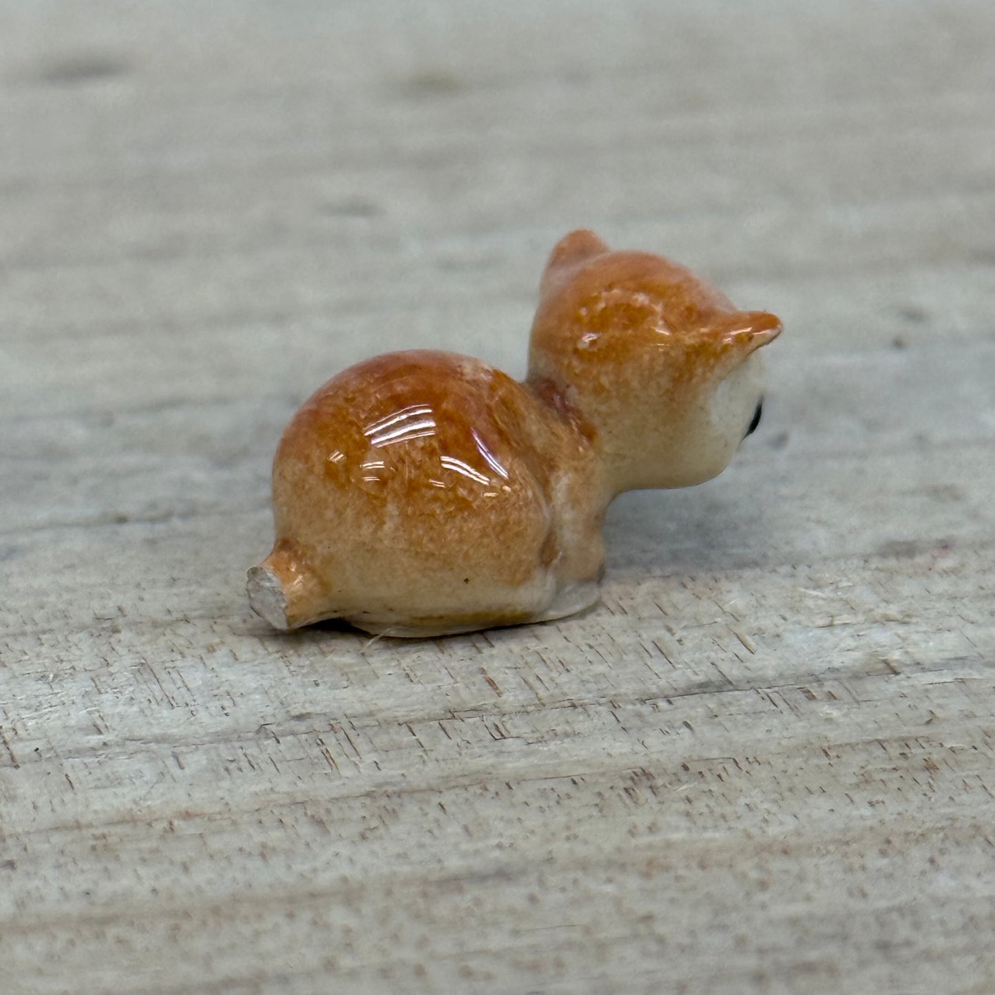 Hagen Renaker Spilt Milk Bucket and Kitten Figurine, Ceramic