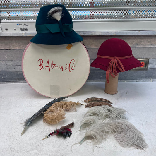 Women’s Hats Set of 2, 1950s
