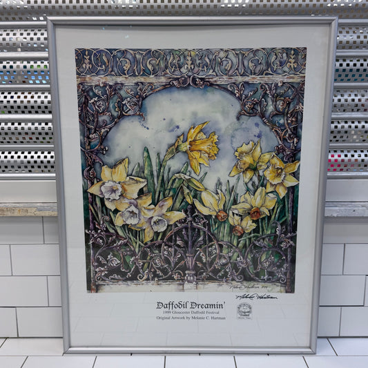 Gloucester Daffodil Festival Poster Melanie C. Hartman 1999