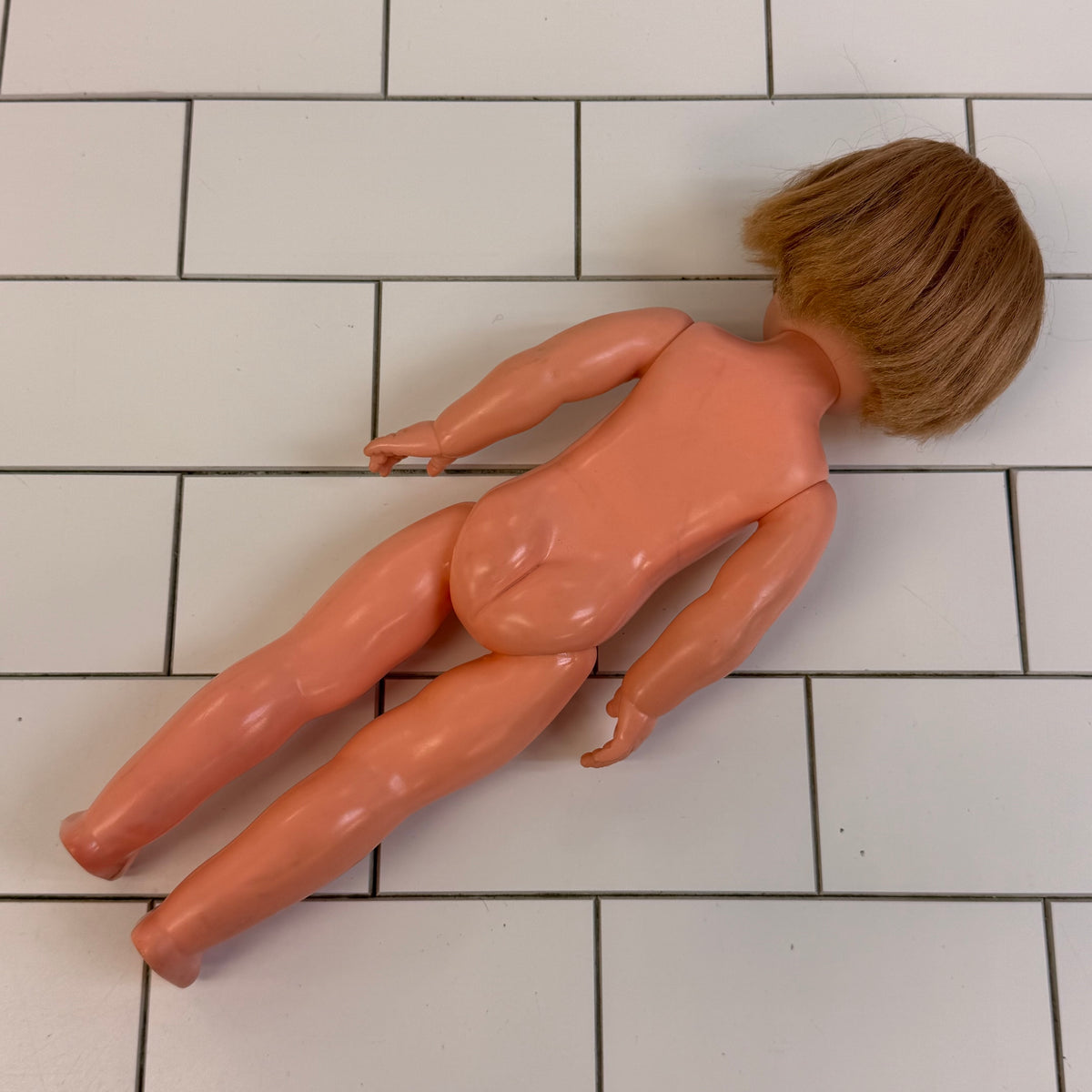 Vintage Allied Eastern AE Blonde Sleep Eye Doll 15” 1960s