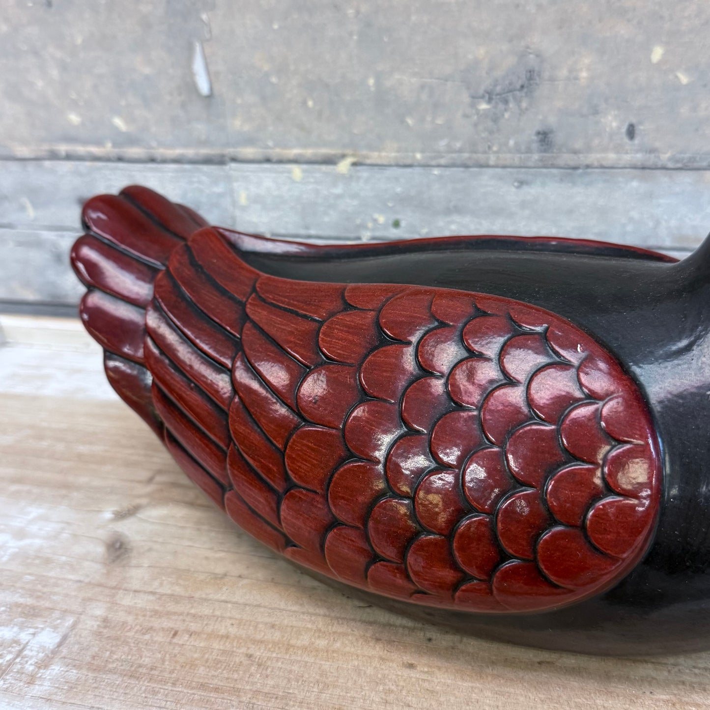 Fitz & Floyd Ceramic Vernissage Duck Decoy Statue