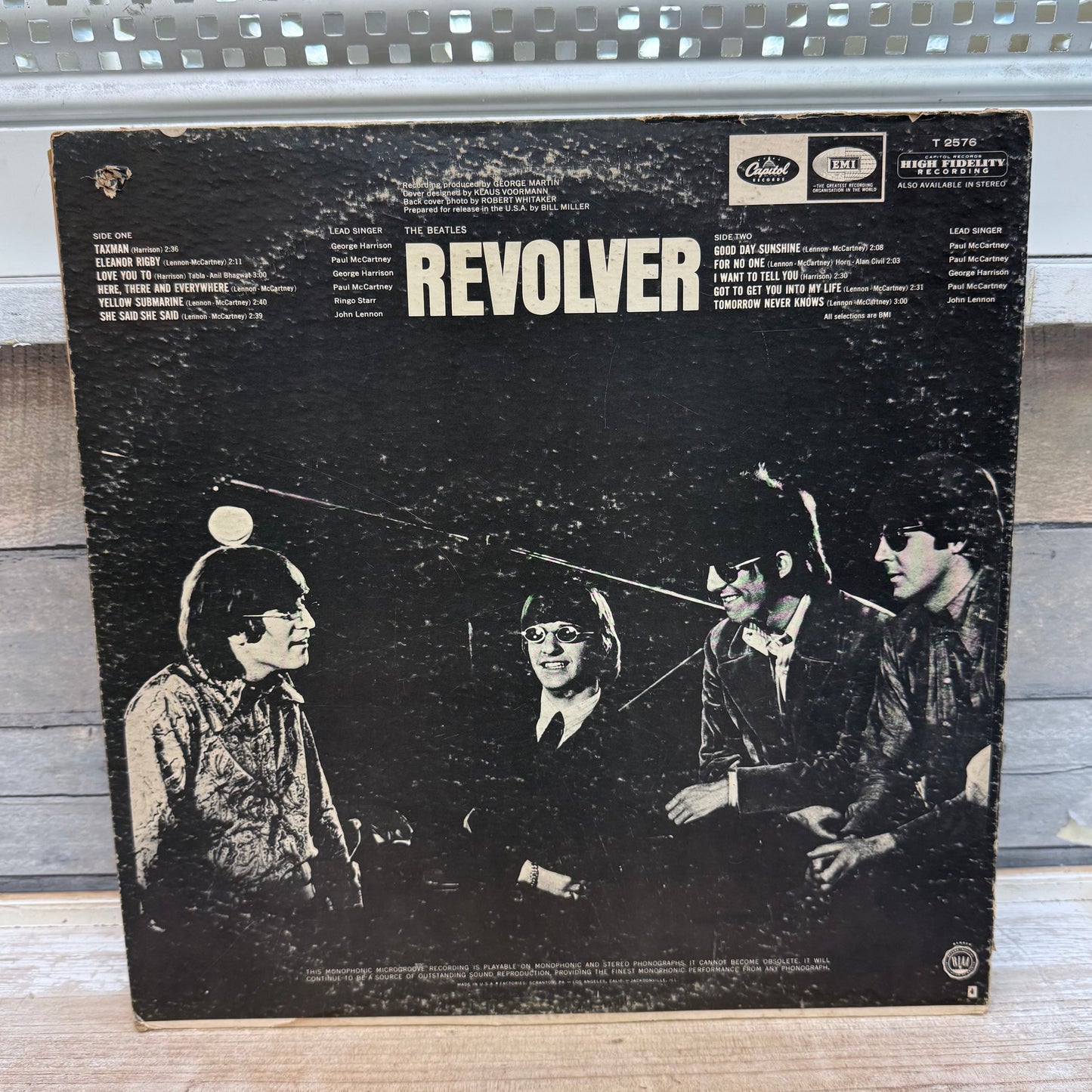 The Beatles Revolver Vinyl Record, 1966