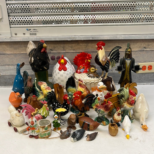 Chicken & Duck Figurine Selection