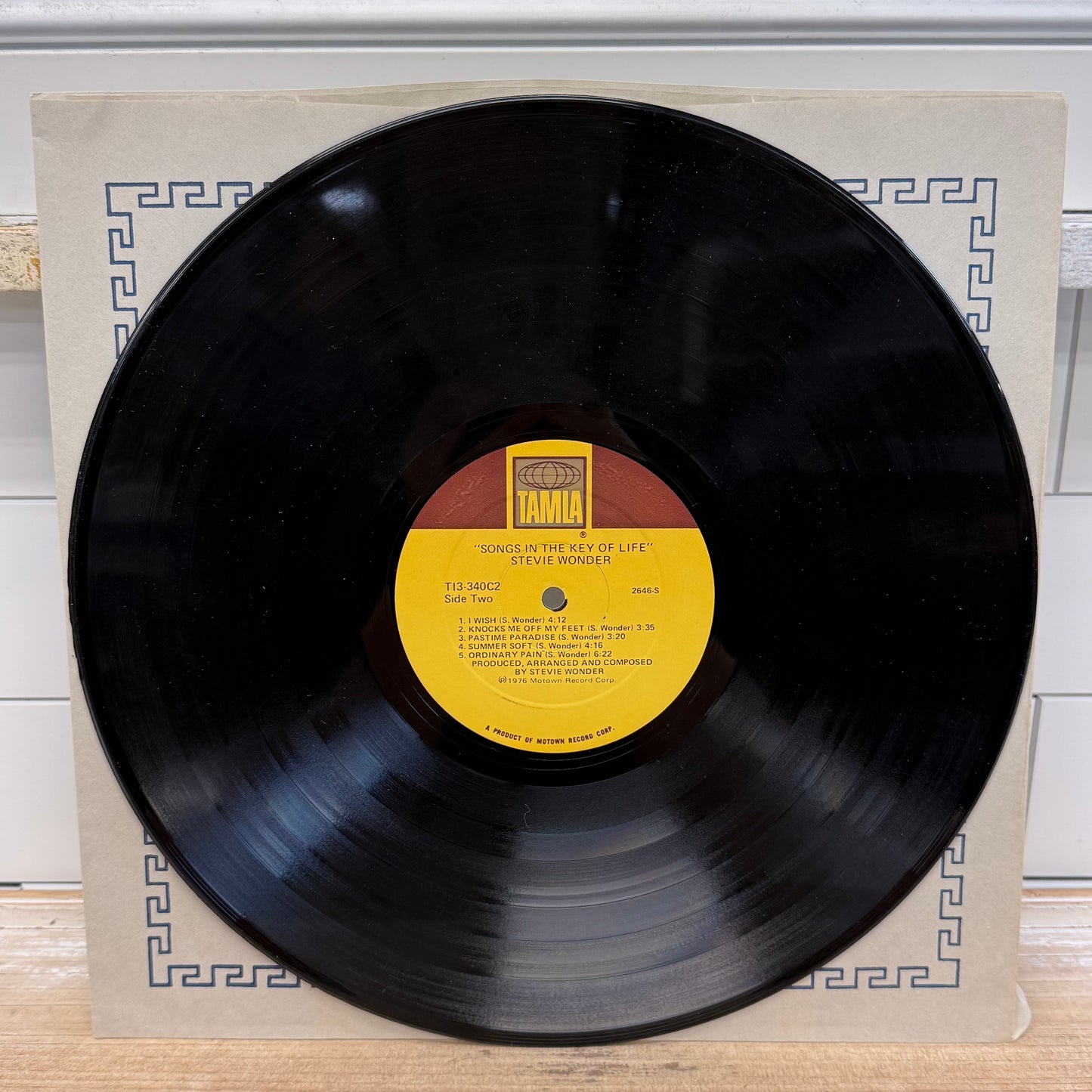 Stevie Wonder Songs in the Key of Life Double Vinyl LP 1976 #T13-340C2