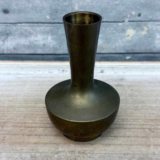 Solid Brass Bud Vase