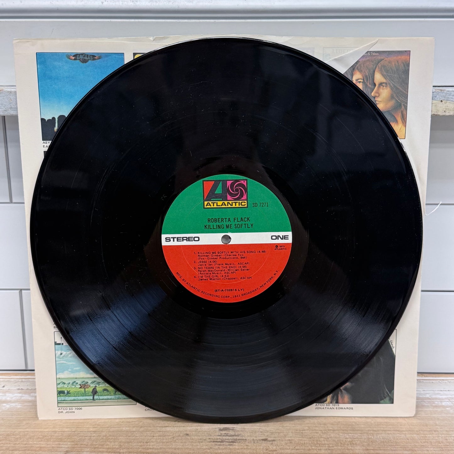 Roberta Flack Killing Me Softly Vinyl Record LP 1973 #SD 7271