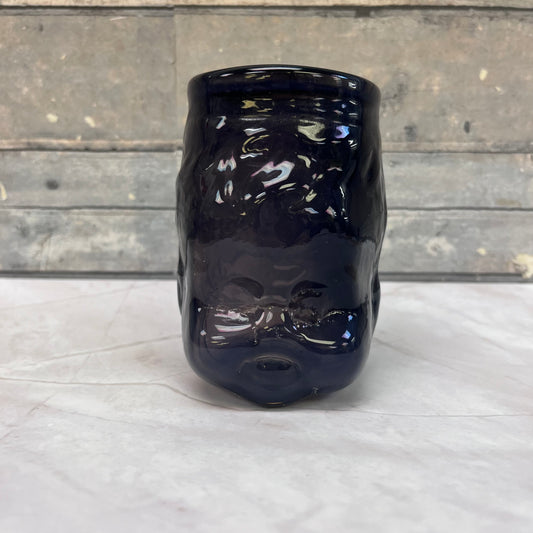 Oliver Doriss Hand Blown Glass Baby Head Cup, 1987