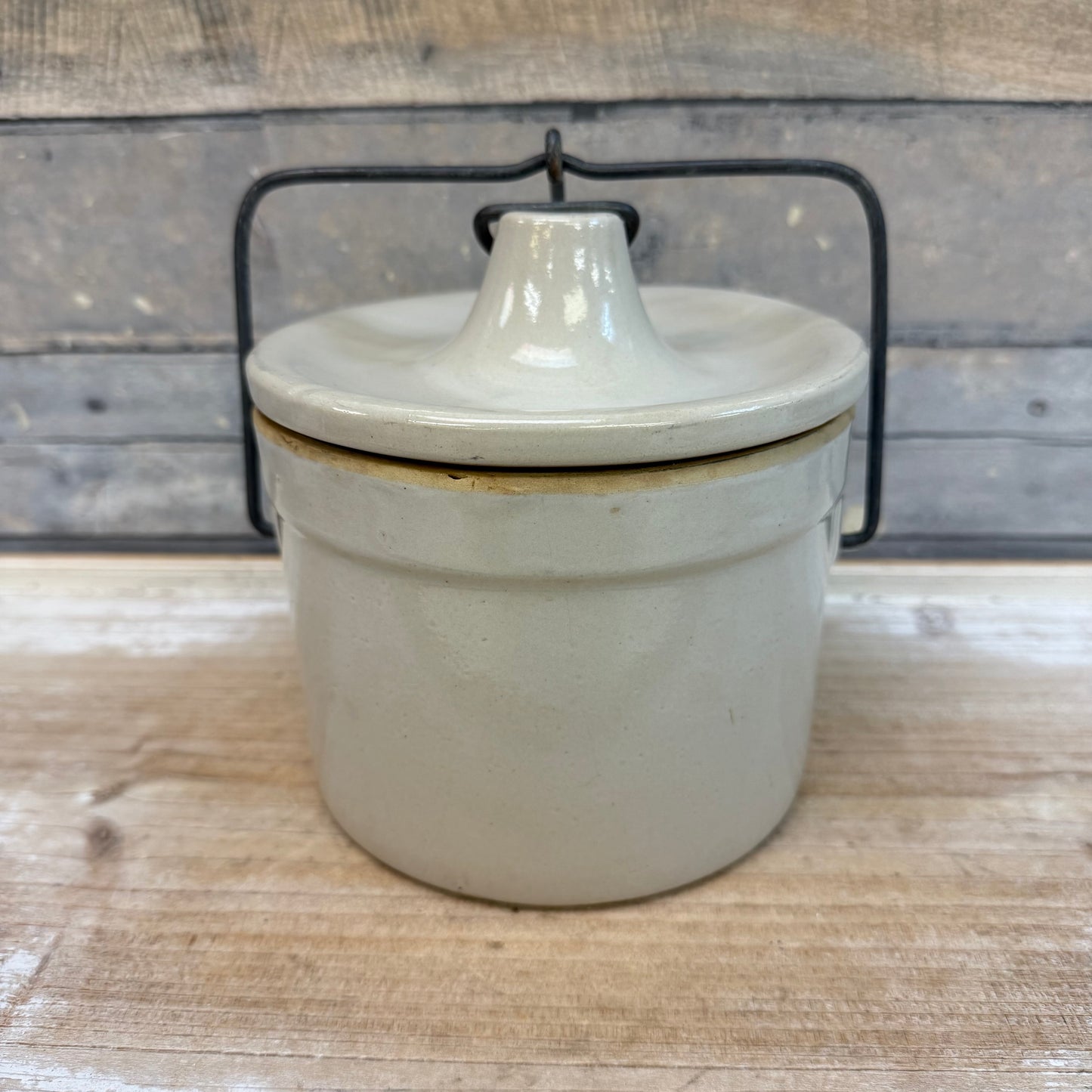 Kaukauna Klub Stoneware Crock with Lid, 1960s