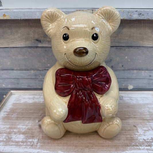 Metlox Teddy Bear Cookie Jar, 1950s