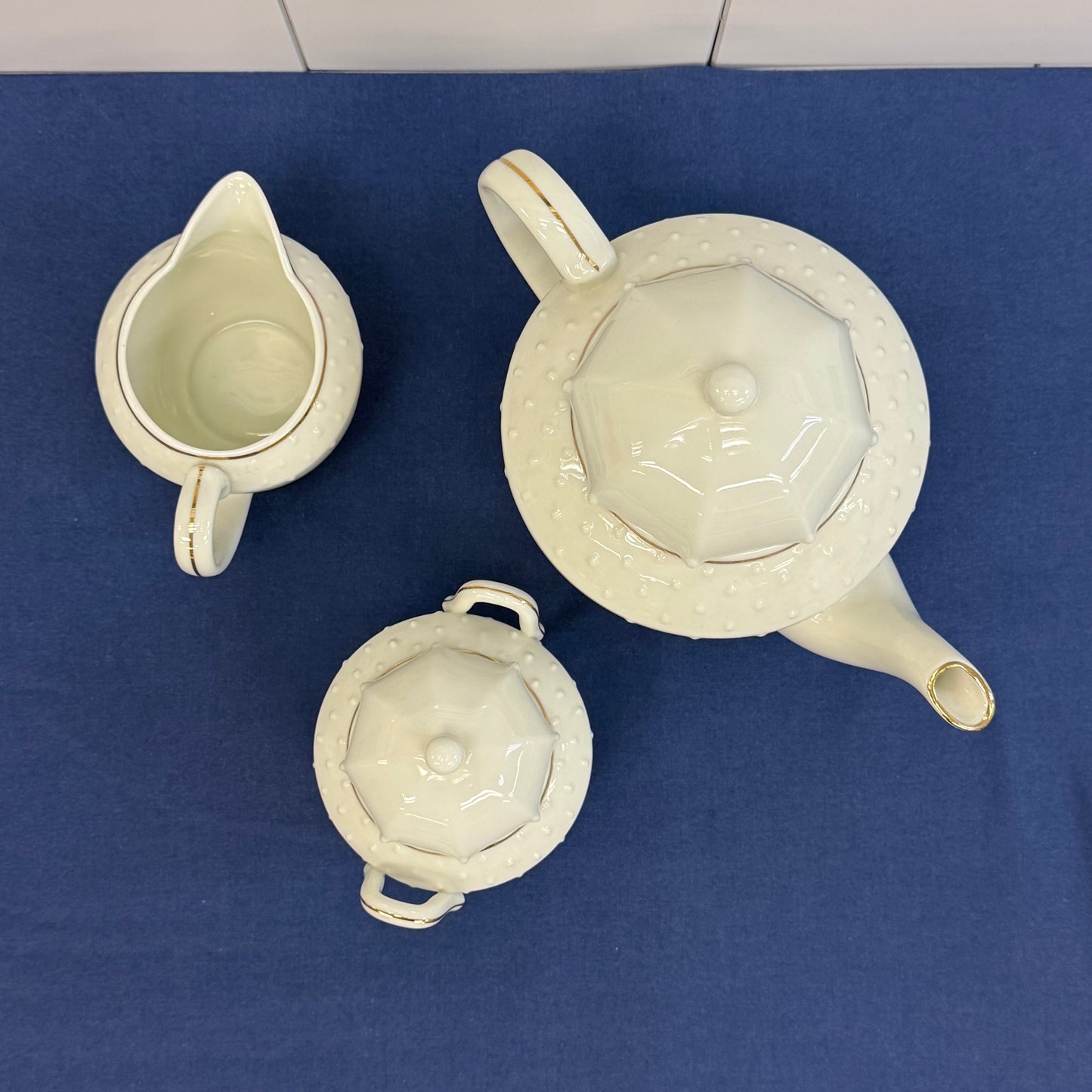 Danbury Mint Hummel Stormy Weather Porcelain Tea Set