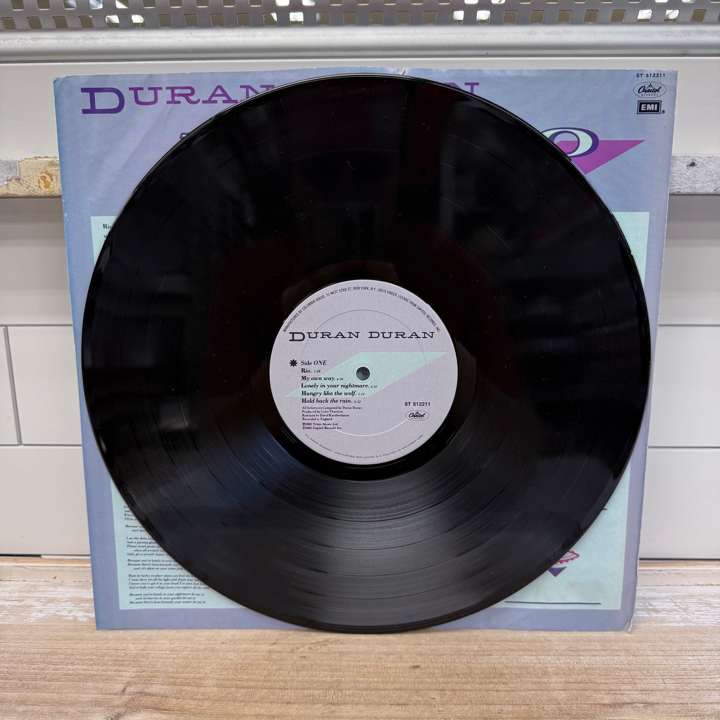 Duran Duran Rio Vinyl Record, 1982
