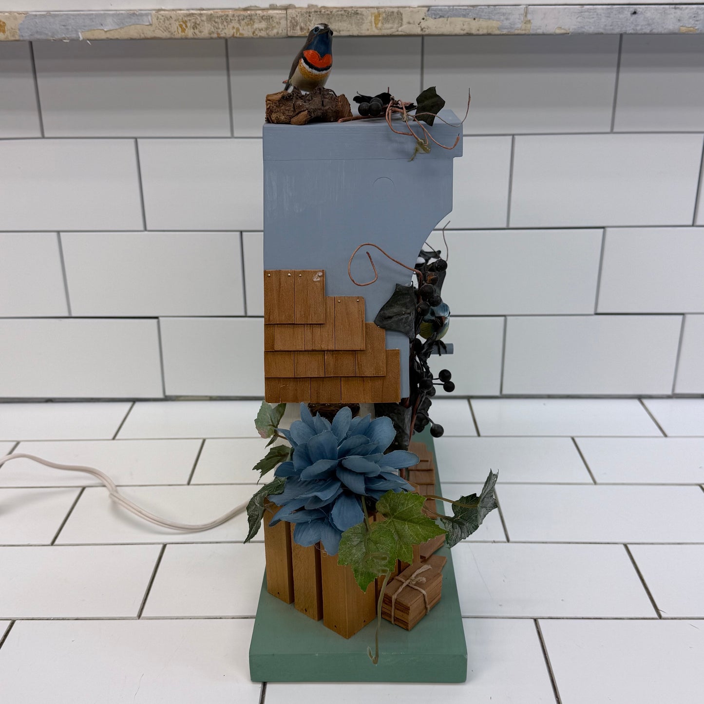 Birdhouse Cottagecore Accent Lamp Decor