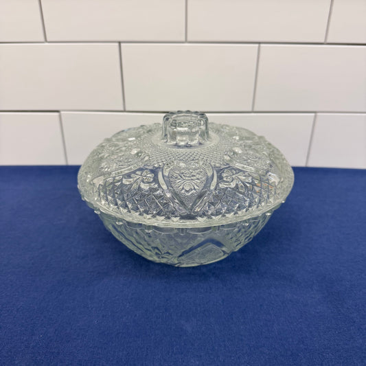 FNG Bowl, Pressed Glass