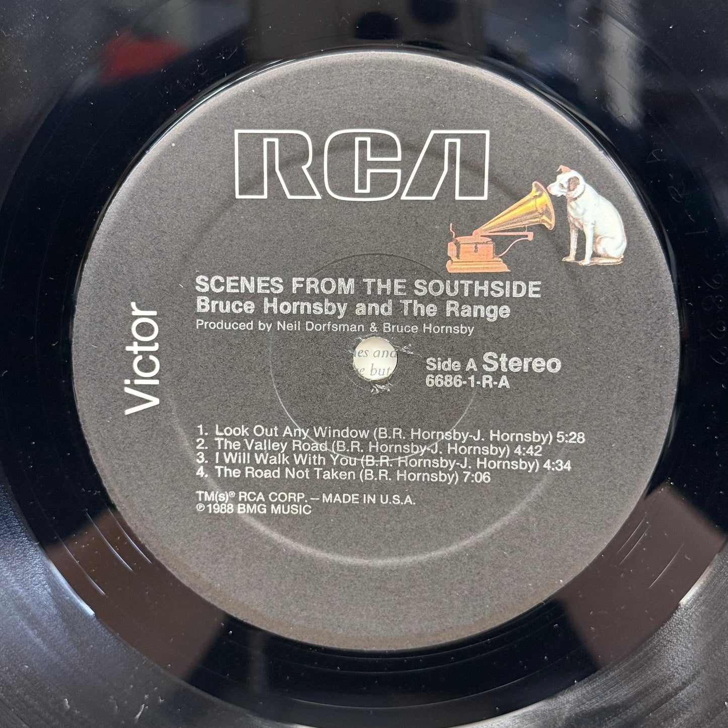 Bruce Hornsby Scenes from the Southside Vinyl 1988 #6686-1-R