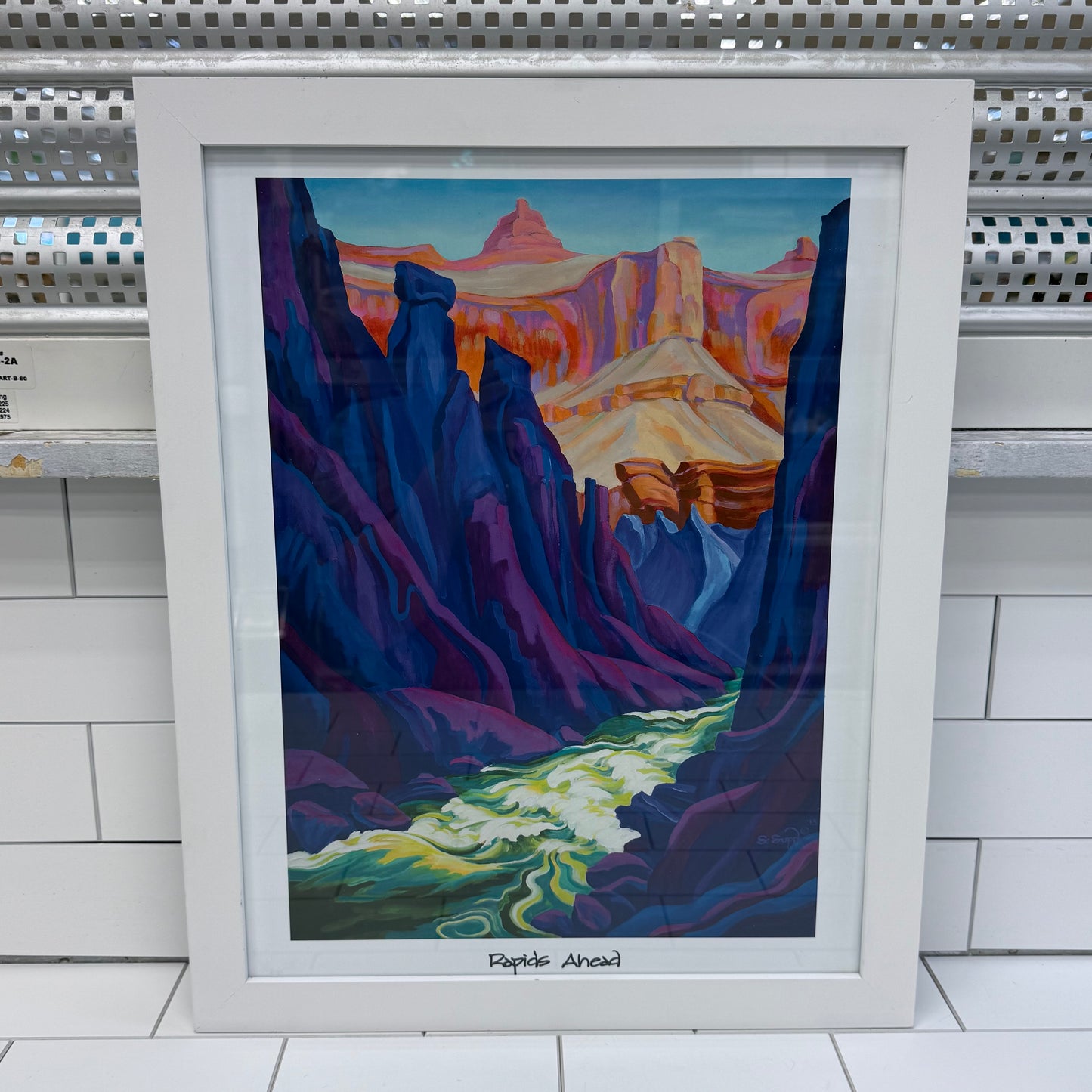 Serena Supplee Rapids Ahead Giclée, Signed 2013