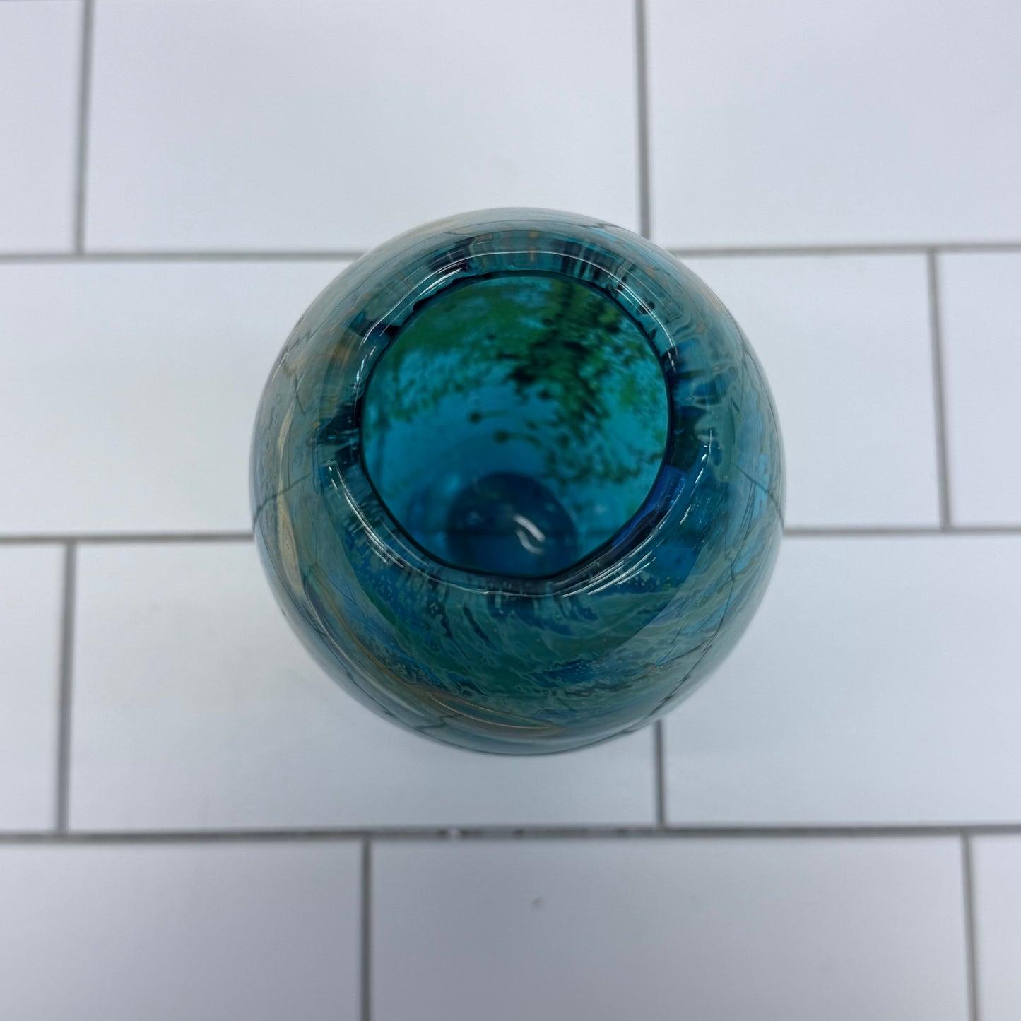 Mdina Style Vase, Art Glass