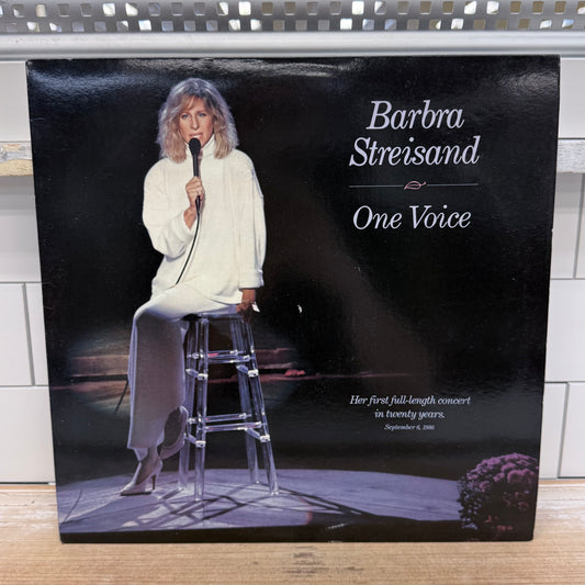 Barbra Streisand One Voice Vinyl Record LP 1987 #OC 40788