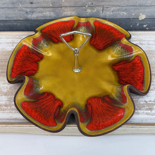 Sequoia Ware Pottery Drip Glaze Tray
