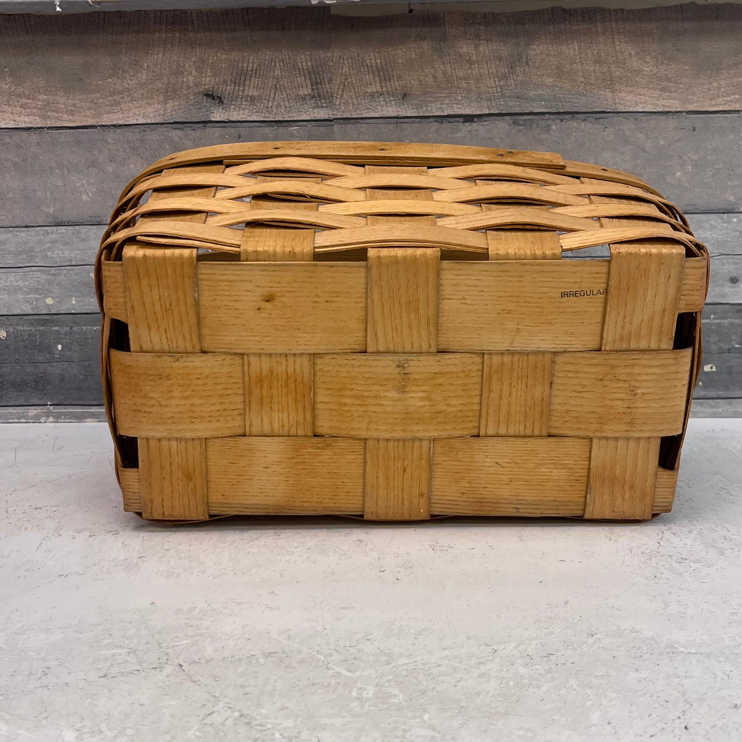 Peterboro Basket Co. Divided Handled Basket