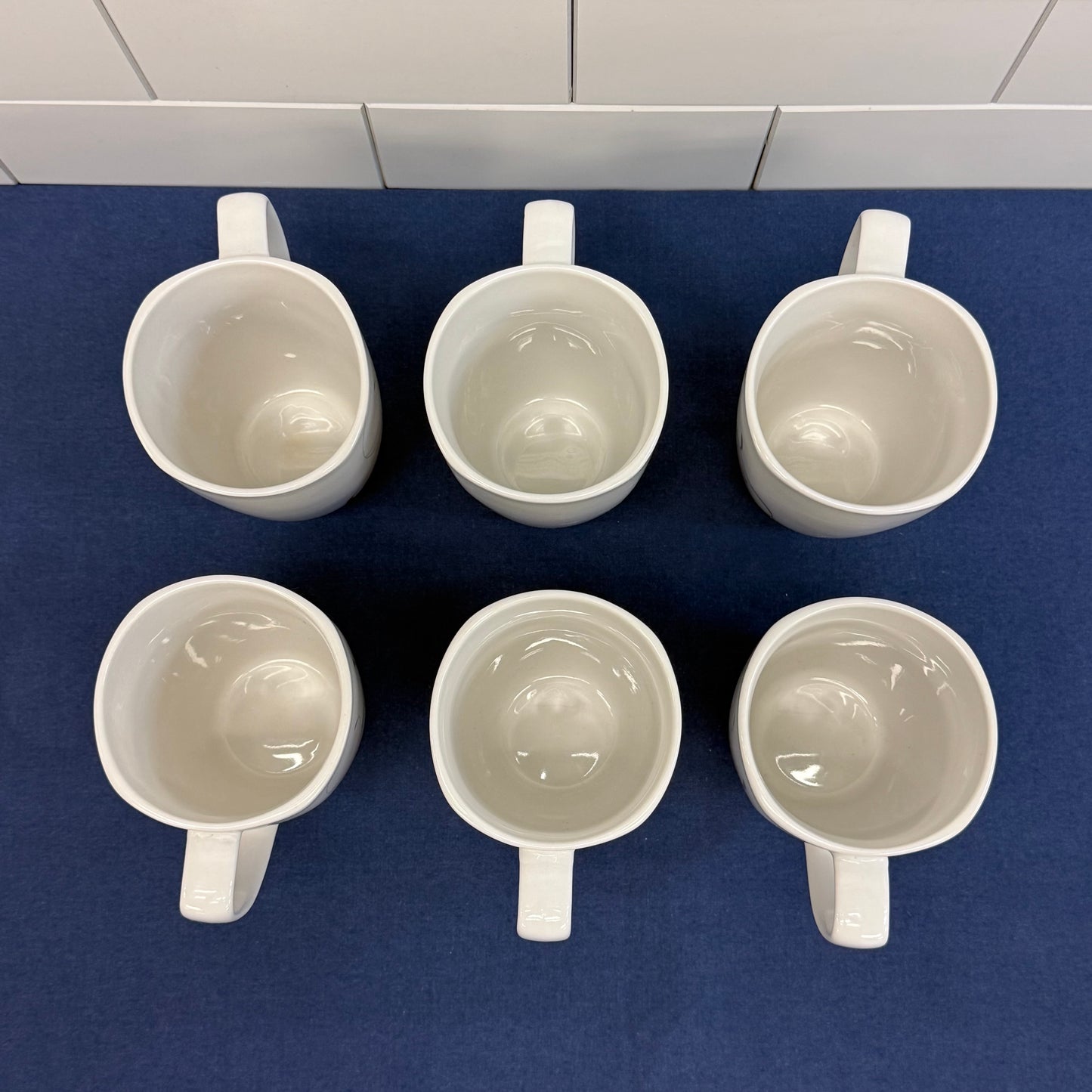 Corelle Coordinates Splendor Mugs Set of 6 Retro