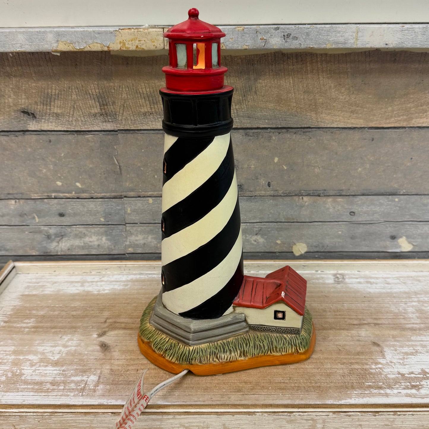Geo Z. Lefton St. Augustine Lighthouse Lamp Figurine, 1999