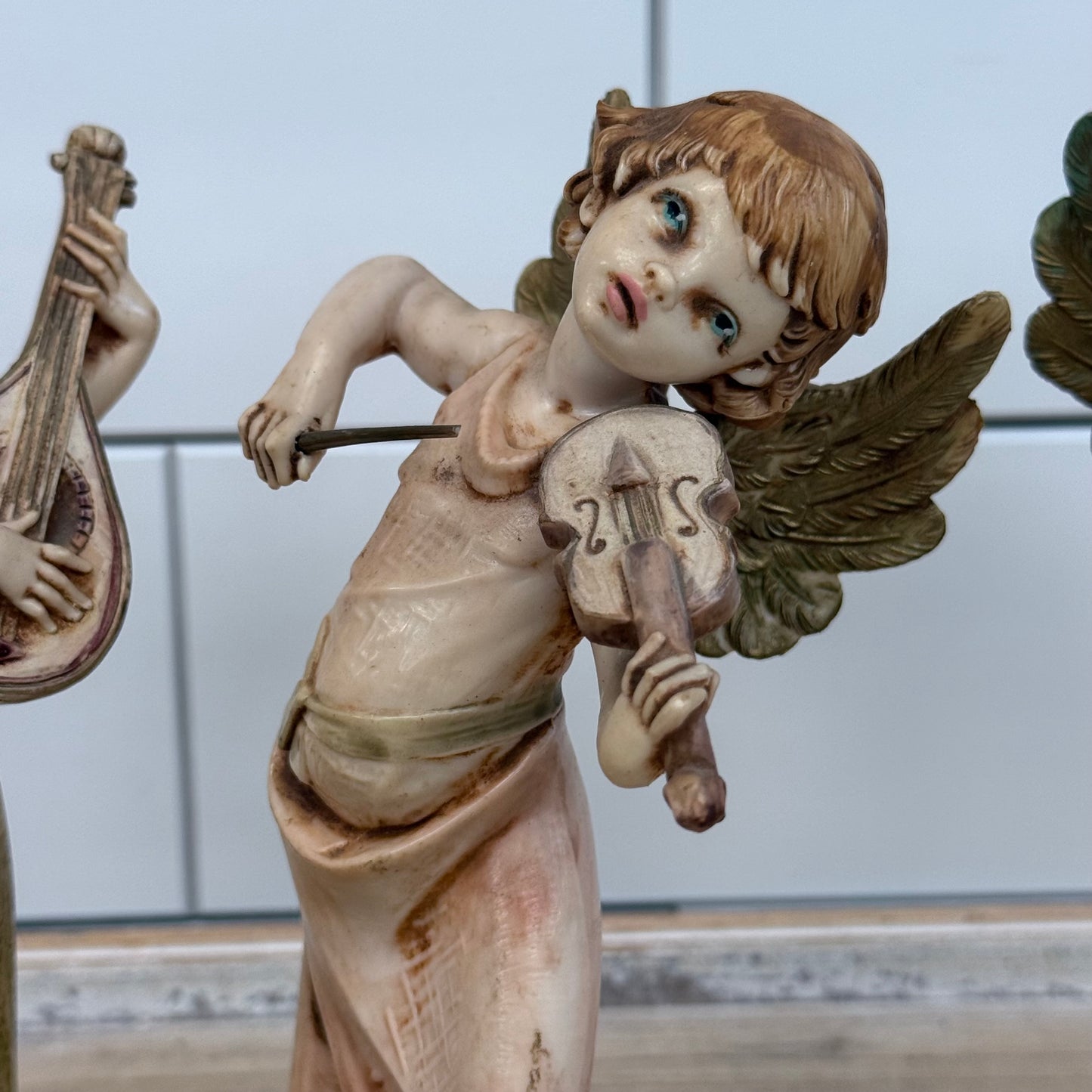 Fontanini Depose Italy Musician Angels Set 1980s