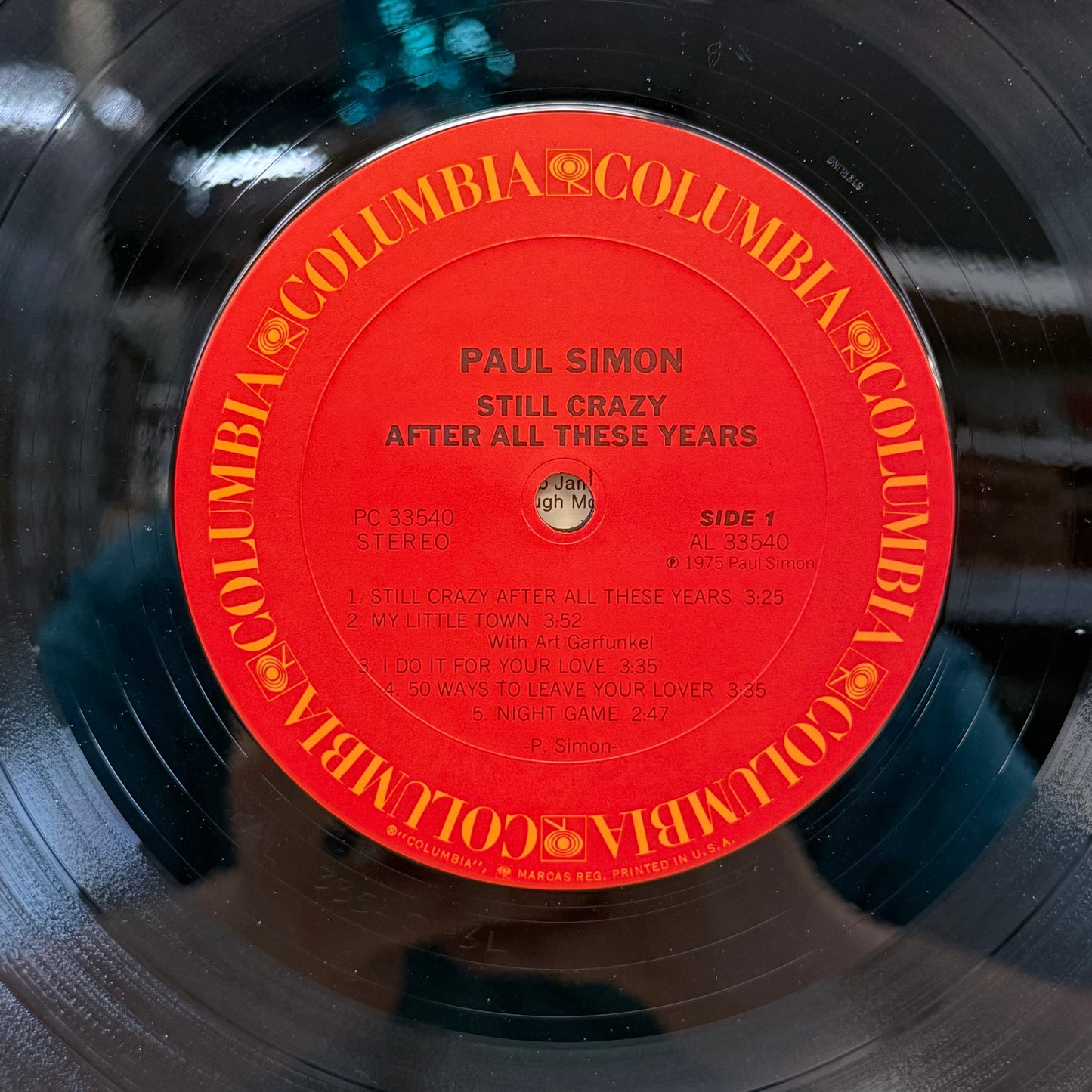 Paul Simon Still Crazy After All These Years LP 1975 #PC 33540