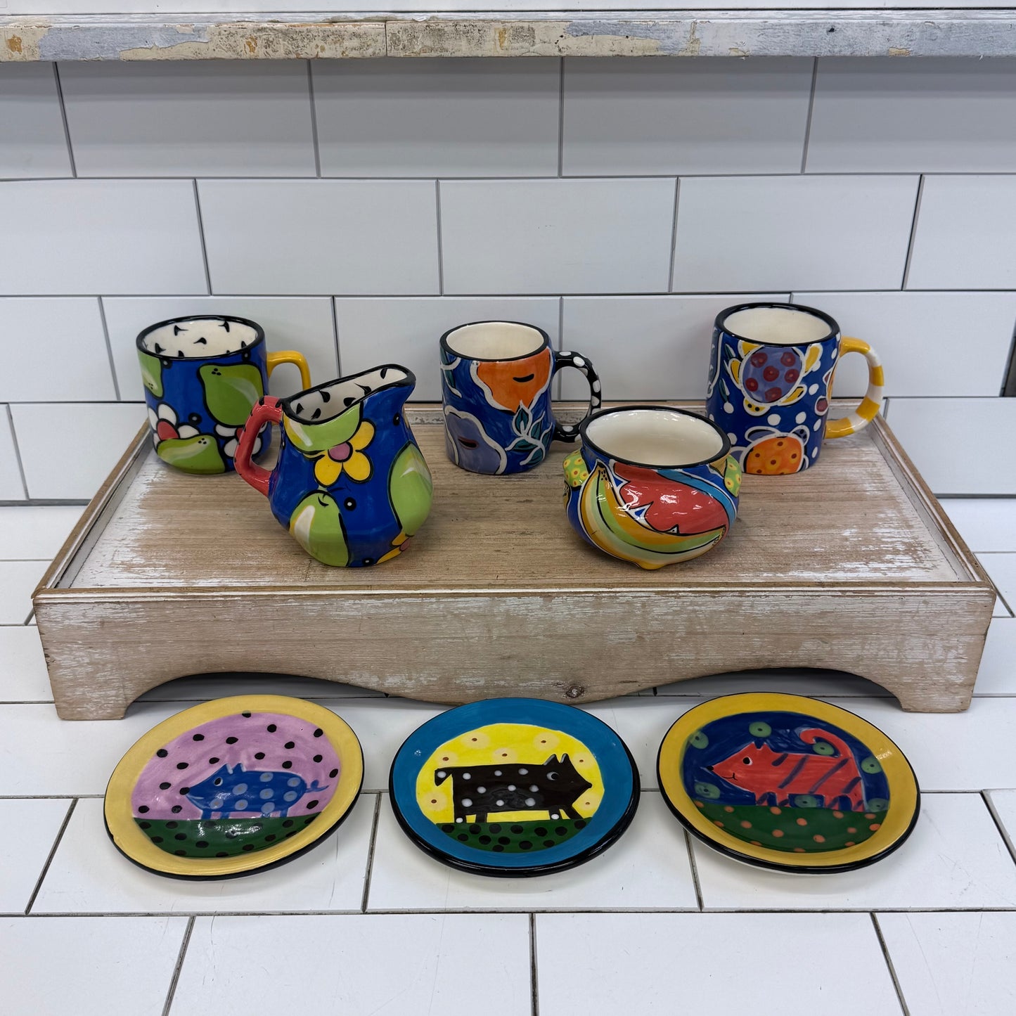 Pefi Costa Rica Signed Studio Art Pottery Selection