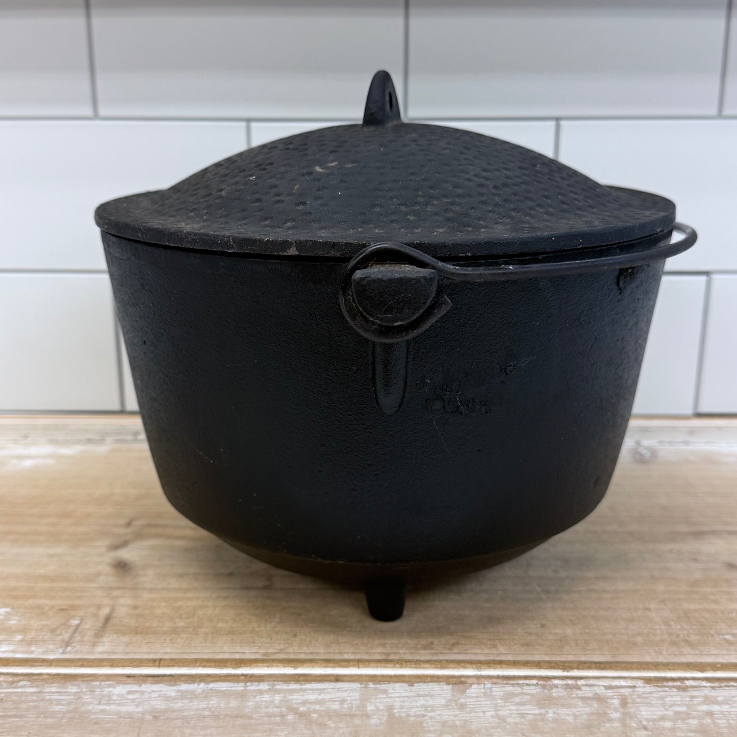 Cast Iron Camp Kettle Dutch Oven Outdoor Cookware