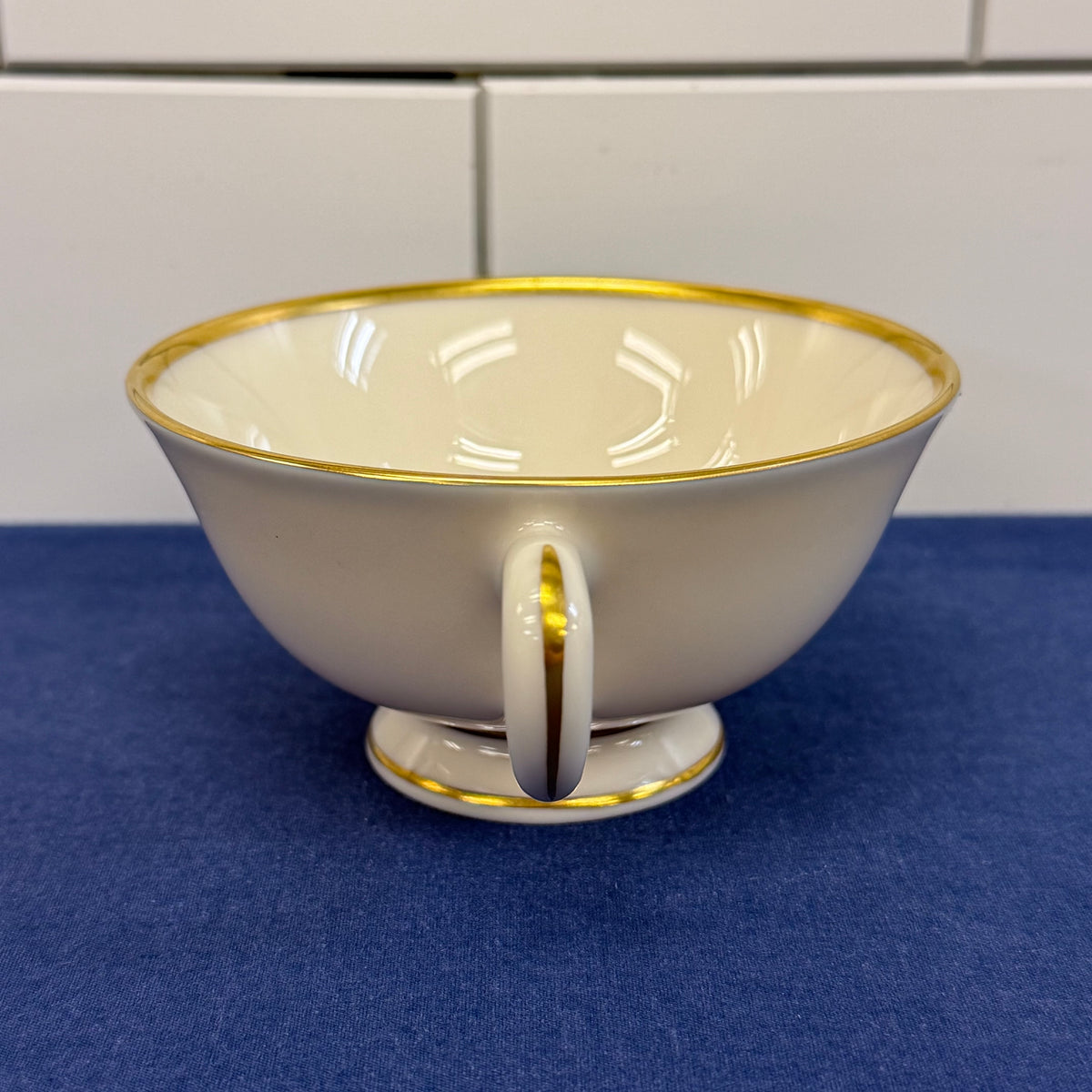 Lenox Mansfield Teacups & Saucers Set of 3 circa 1950