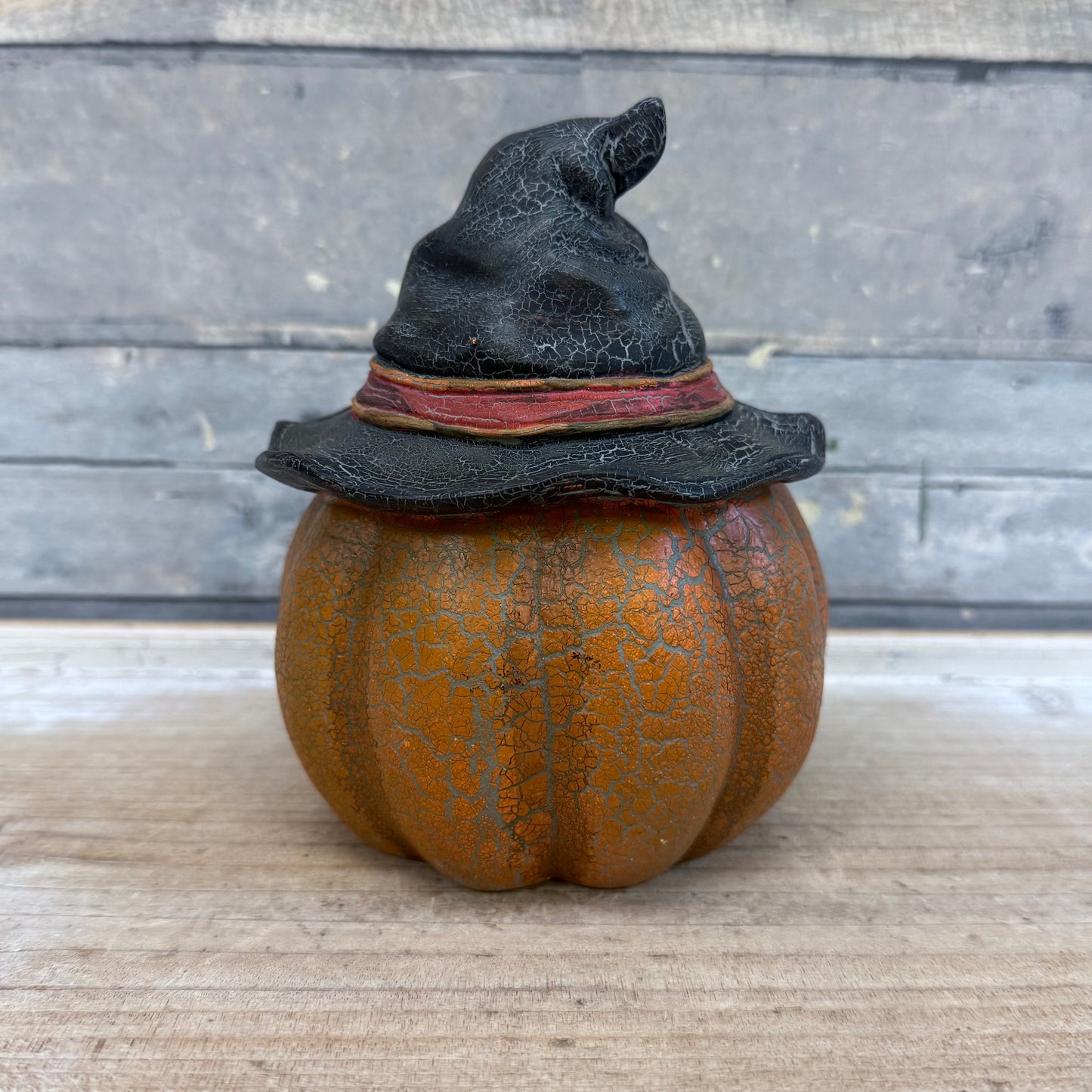 Halloween Jack-o-Lantern Resin Figurine