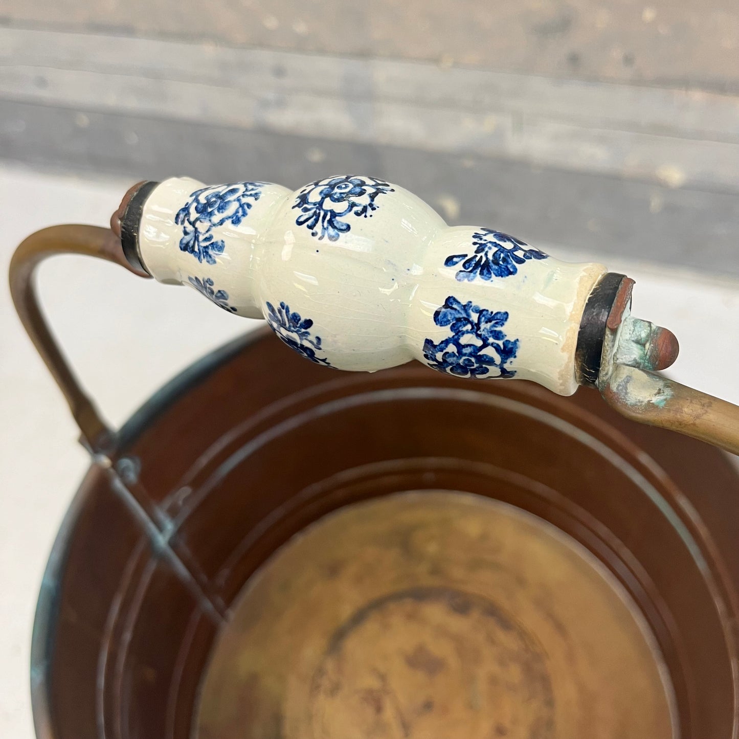 Dutch Copper & Brass Coal Bucket