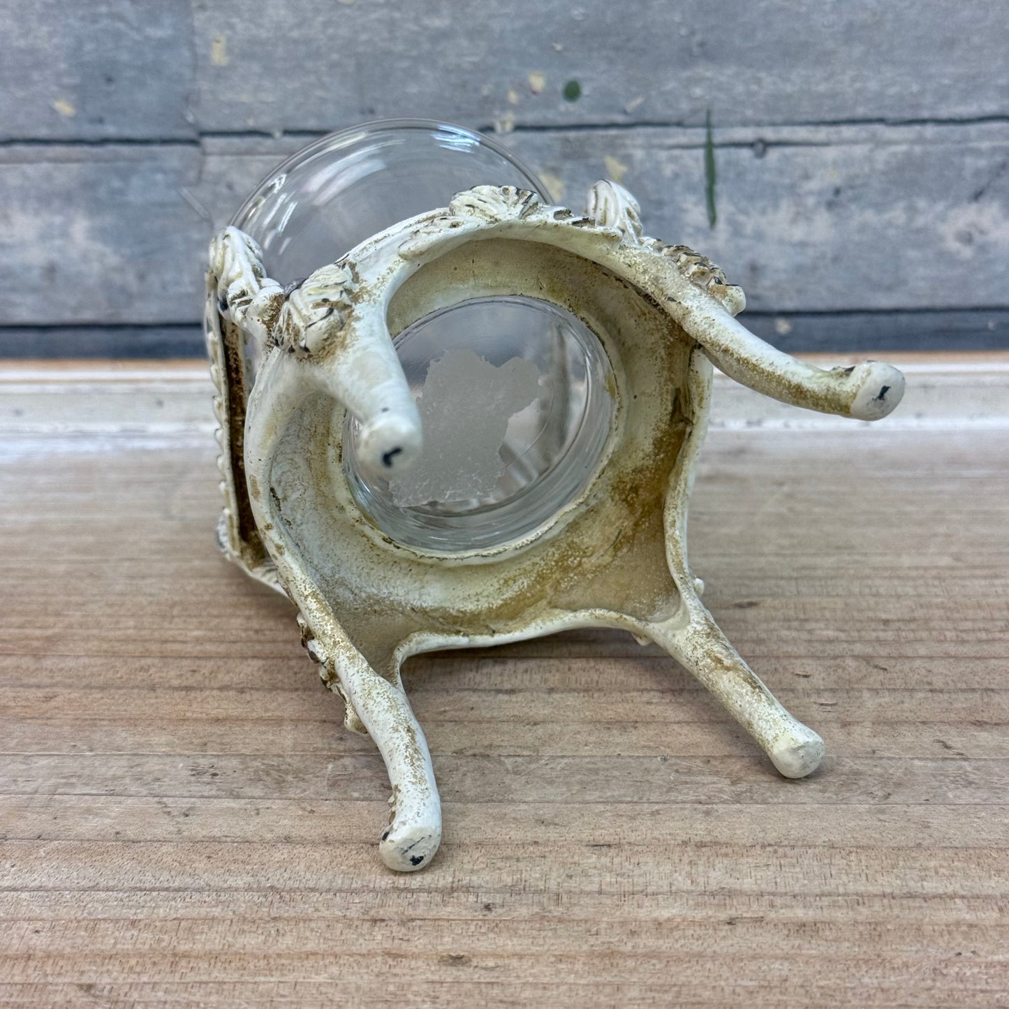 Ornate Cast Iron Chair Votive Candle Holder