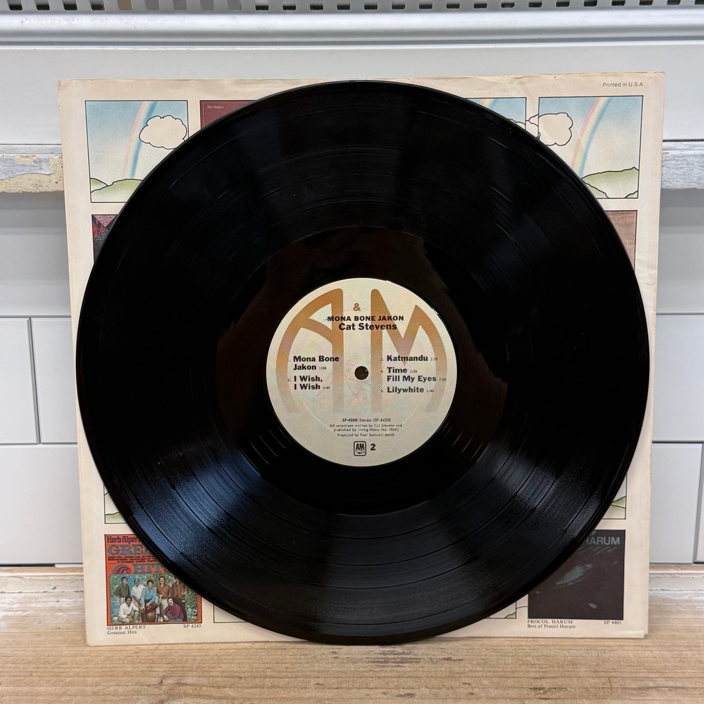 Cat Stevens Mona Bone Jakon Vinyl Record LP 1970 SP-4260