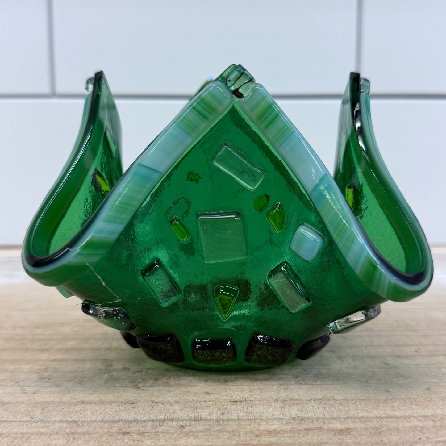 Murano Style Dish, Mosaic Glass