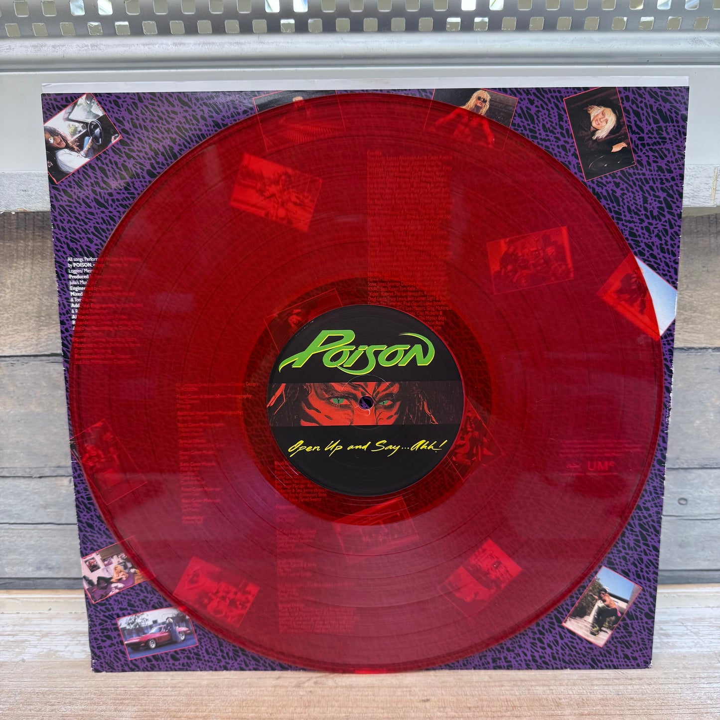 Poison Open Up and Say…Ahh! Special Edition Vinyl Record, 2018