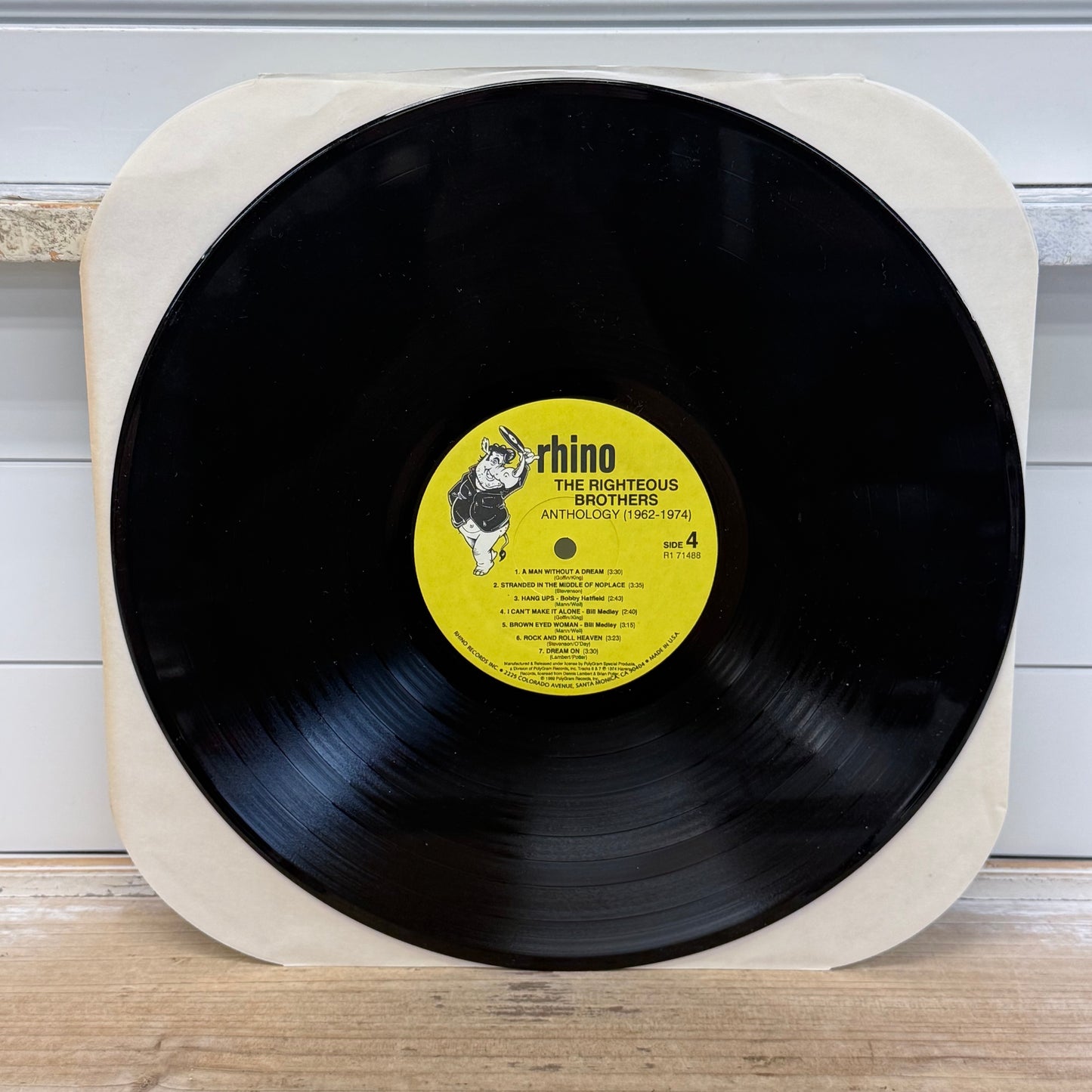 The Righteous Brothers Anthology Double Vinyl Record LP 1989 #R1-71488