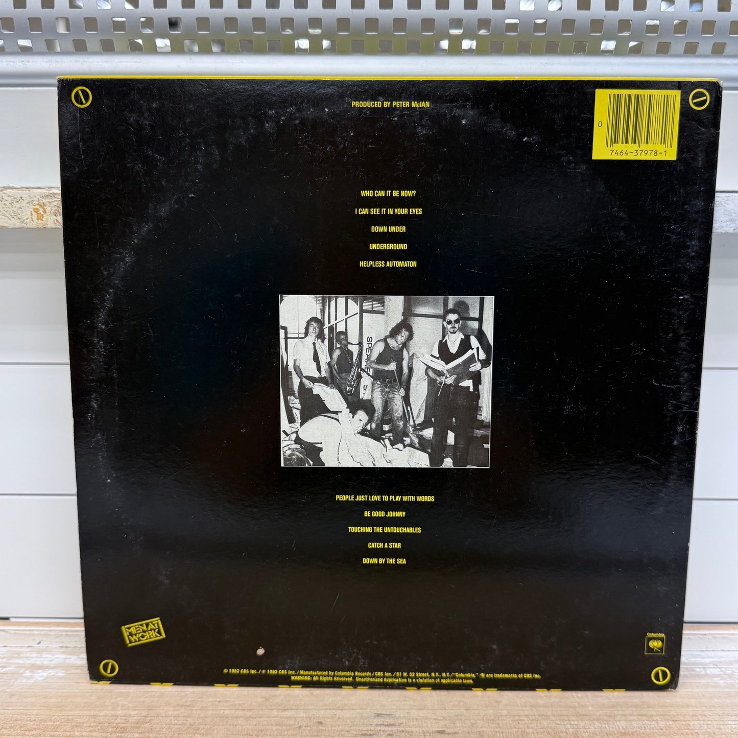 Men at Work Business as Usual Vinyl Record 1982 LP