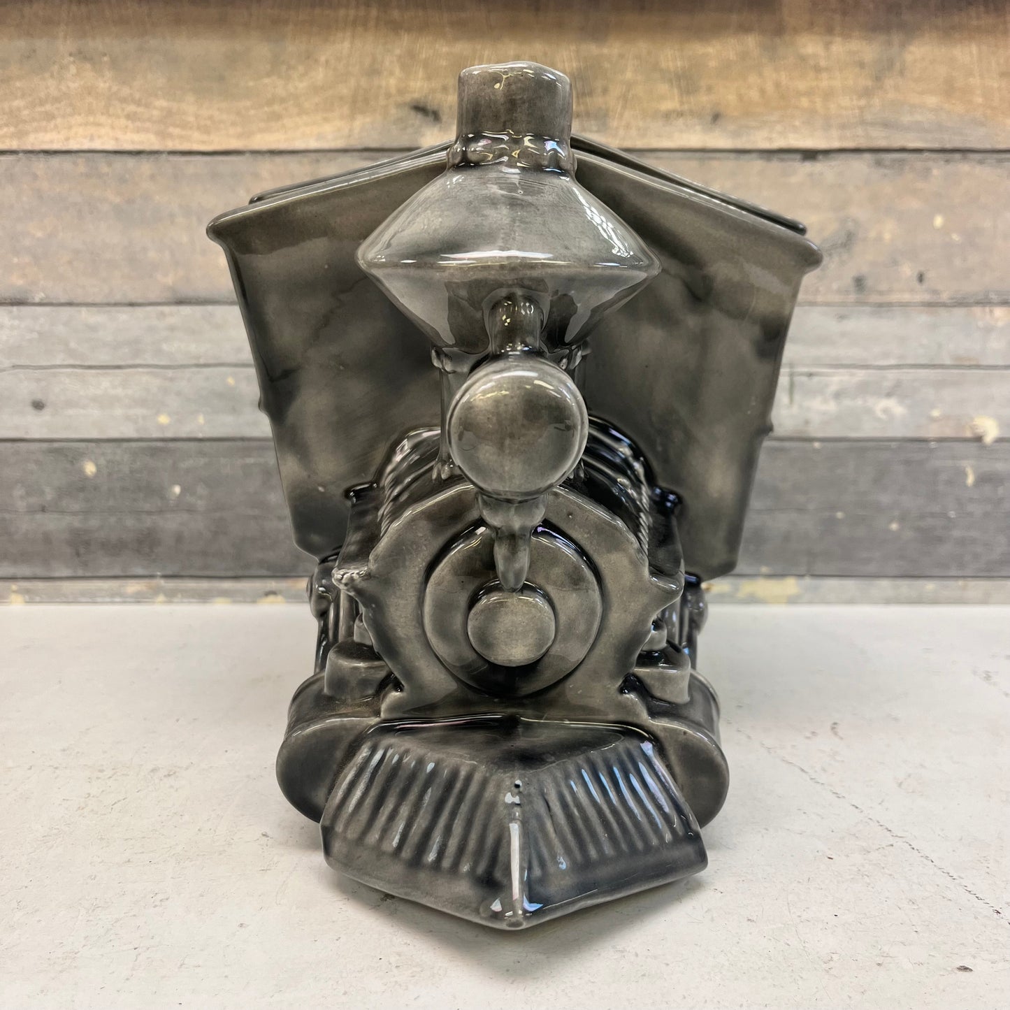 Train Cookie Jar, Signed 1977