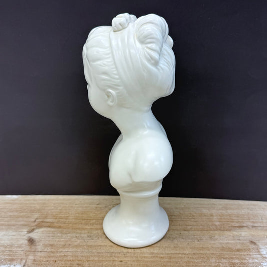 Napcoware Bust Statue, Ceramic