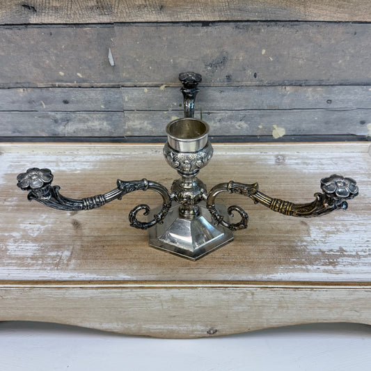 Towle William Adams Silver Plated Candle Holder