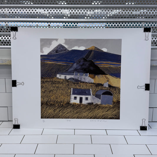 David Humphreys Eigg Signed Numbered Limited Edition Art Print 20/100