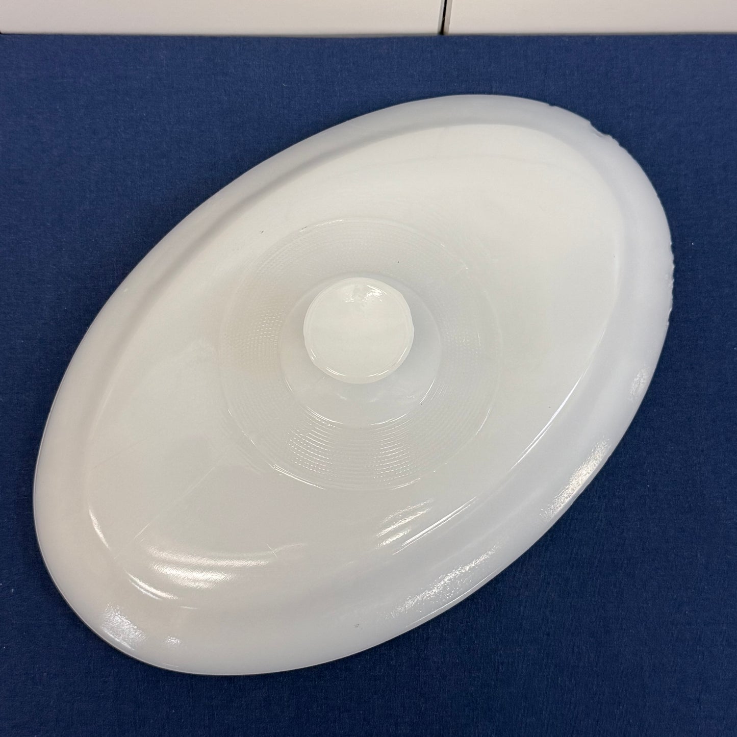 Glasbake Green Daisy Milk Glass Casserole Dishes Set of 2