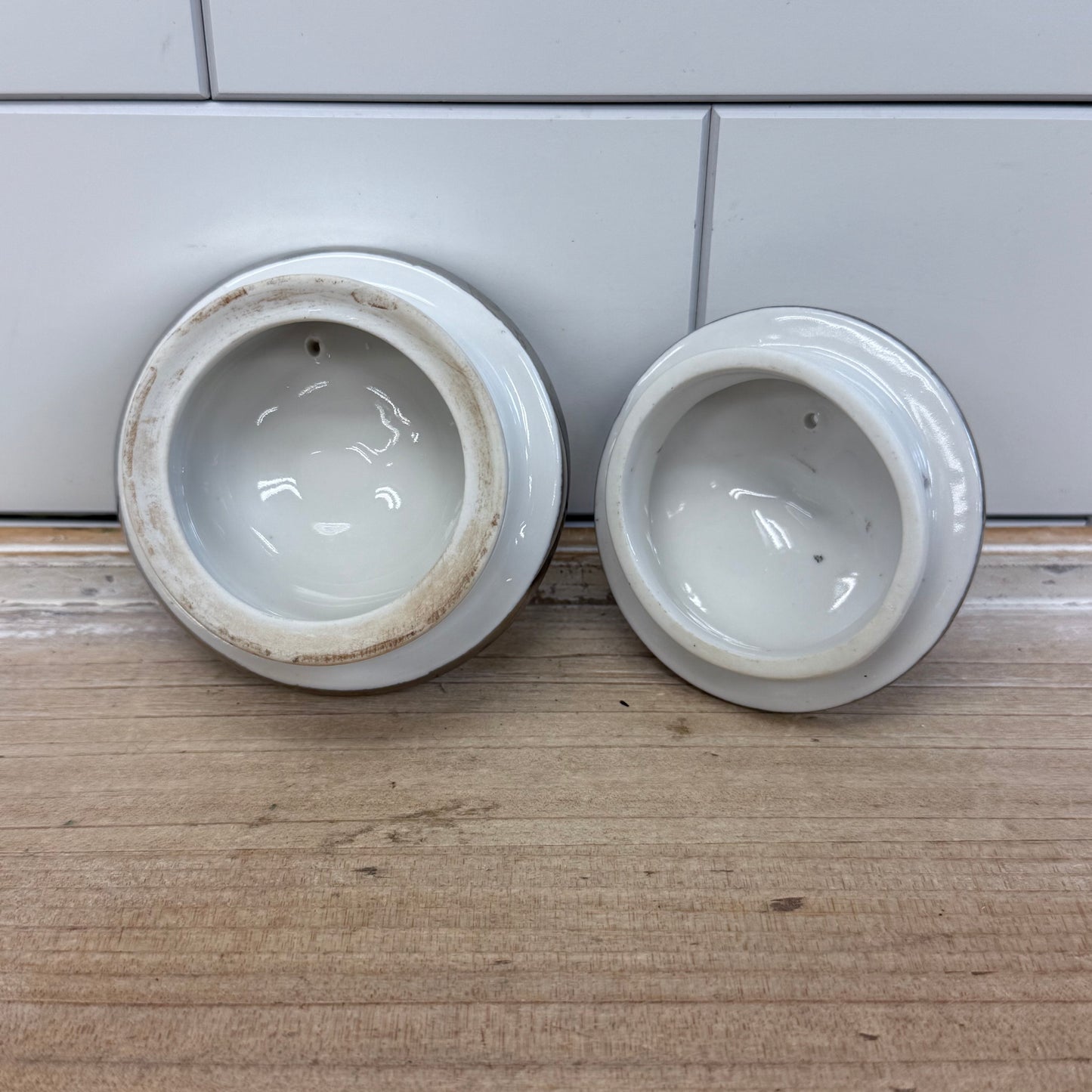 Royal Worcester Tea Set True Silver Lustre, Porcelain Set of 3