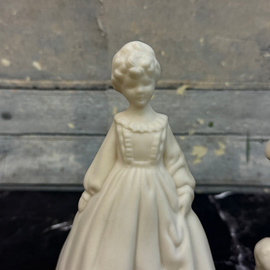 House of Litz Kathie & Donnie Bisque Figurines, Set of 2