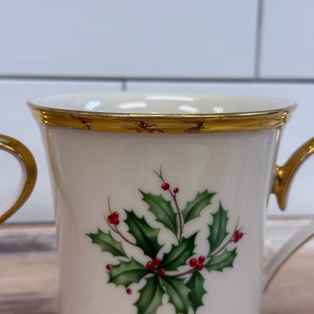 Lenox Holiday Holly Berry Serving Bowls Plate Mugs Selection